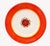 2020s Intreccio Red 4-Piece Place Setting | Hand-Painted Italian Dinnerware From Deruta For Sale - Image 5 of 12