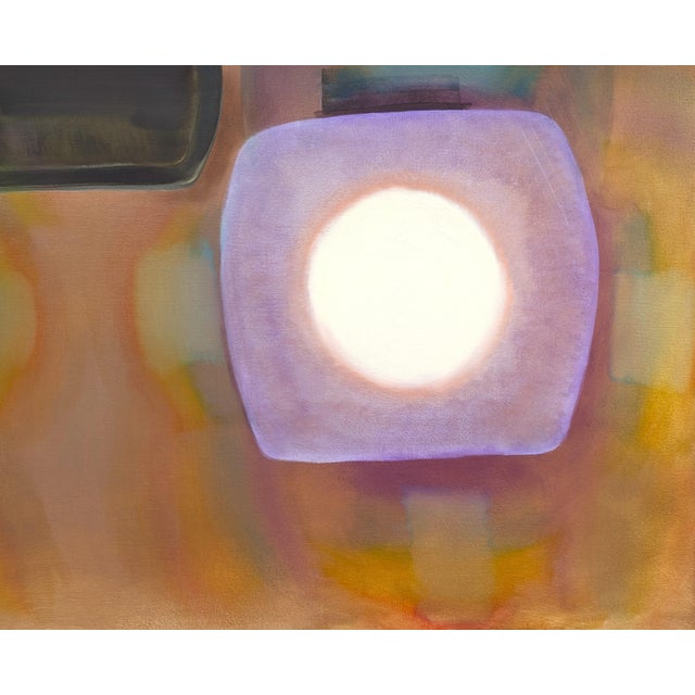 Tommy Taylor "Friend's House" Contemporary Jewel Toned Abstract Close Up of Car Lights, 2023 For Sale In Houston - Image 6 of 10