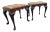 Queen Anne Solid Mahogany Footstools - a Pair For Sale