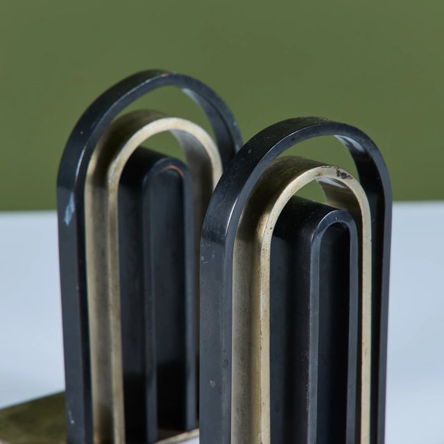 Pair of Arch Bookends by Walter von Nessen for Chase USA For Sale - Image 18 of 18