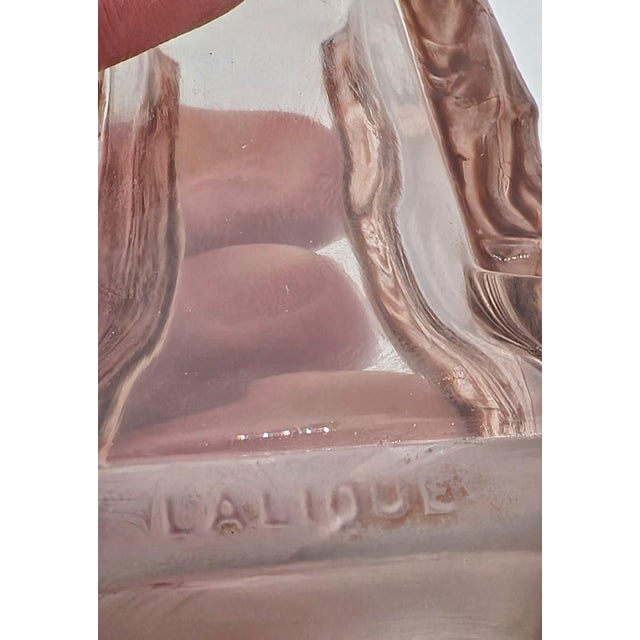 Glass Glass Ambre DOrsay Perfume Bottle by René Lalique for Lalique, 1911 For Sale - Image 7 of 8