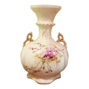 Antique Robert Hanke Austrian Hand Painted Vase