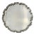 1960s Vintage Silverplate Round Serving Tray For Sale
