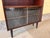Wood Danish Bookcase with Glass Display, 1960s For Sale - Image 7 of 9