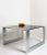 Stainless Steel Smoke Glass Coffee Table, 1970s For Sale - Image 3 of 8