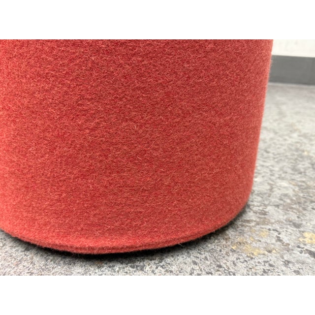 Red Blu Dot Bumper Small Ottoman For Sale - Image 8 of 12