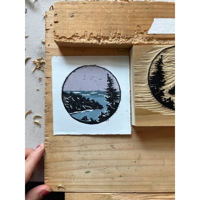 This is an original woodblock print celebrating the beauty of the Pacific Northwest. It is part of a limited edition of...