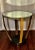 1990s Artistic Oak Wine Barrel Table With Mirrored Top For Sale - Image 5 of 5