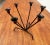 Mid-Century Modern Mid-Century Metal String Style Tripod Candleholder For Sale - Image 3 of 18