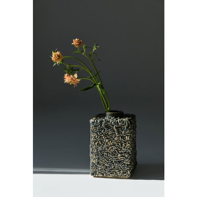 Early 21st Century Medium Iridescent Ceramic Vase by Lentiez For Sale - Image 5 of 5