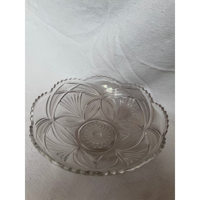 Transparent 1910 Crystal Candy Dish For Sale - Image 8 of 8