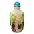 Late 20th Century Chinese Art Peking Glass Overlay Snuff Bottle For Sale