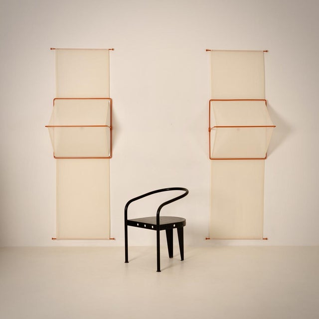 Red Wall Light attributed to Silvio Coppola, 1976 For Sale - Image 8 of 16