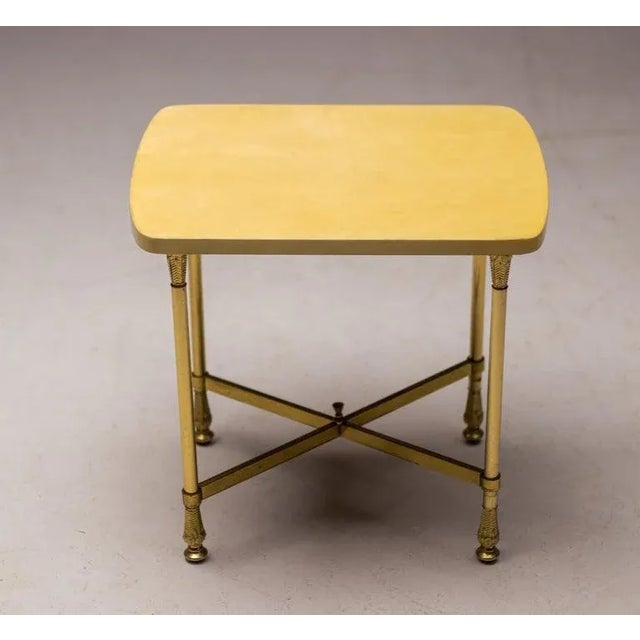 Parchment Side Table attributed to Aldo Tura, 1960s For Sale - Image 3 of 10
