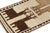 1950s 1950s Vintage Tribal Runner in Beige & Brown Deer Pictorial Patterns For Sale - Image 5 of 6