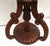 Renaissance Revival Carved Ringed Lion Head Plant Stand Display, 1940s For Sale - Image 16 of 17