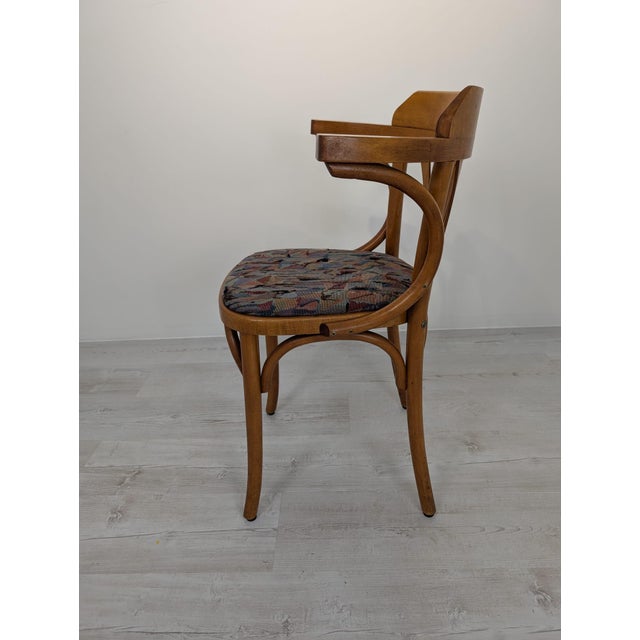 Ton Chair with Curved Armrests, 1960s For Sale - Image 6 of 13