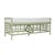 Not Yet Made - Made To Order Luna Bench - Celery Green For Sale - Image 5 of 7