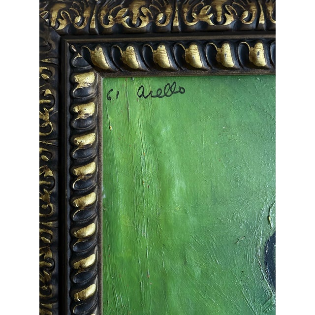 Vintage 1961 Still Life Oil Painting in the Manner of Matisse by John Aiello For Sale In Philadelphia - Image 6 of 8