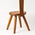 Mid 20th Century Keyhole Chair by William Fetner Signed Pine Tall Back Sculptural Chair For Sale - Image 9 of 14