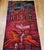 French Country Vintage Mid-Century Tapestry, Handwoven Wool, Folkloric Rider Design, 40" X 86" For Sale - Image 3 of 15