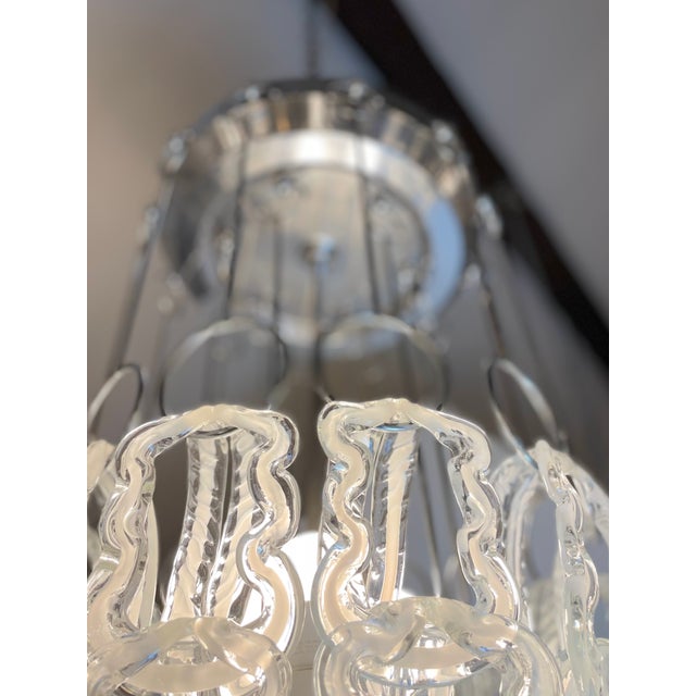 Murano Glass Chandelier, 1970s For Sale - Image 16 of 18