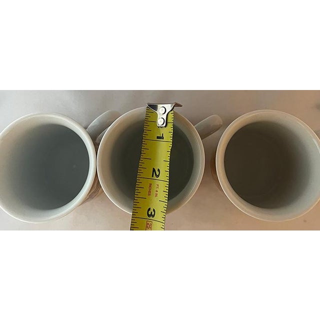 Brown 1990s Vintage Fiorilli-Signed St. Martin "Email De Limoges" Cups Decorated in San Marino- Set of 3 For Sale - Image 8 of 8