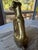 Midcentury Solid Brass Sitting Dog Statue For Sale In Los Angeles - Image 6 of 11
