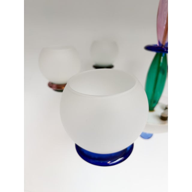 Italian Murano Glass Chandelier, 1960s For Sale - Image 13 of 18