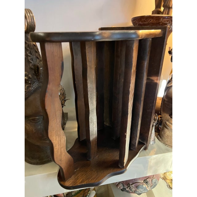 1970s Country Living Wooden Magazine Rack For Sale In Atlanta - Image 6 of 12