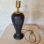 Black Glass Desk Lamp, 1980s For Sale - Image 6 of 12