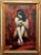 Henry Asencio -Dark Hair Woman Seated Nude-Painting on canvas frame size 32 x 42" canvas size 24 x 36" Artist Biography...