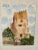 Mid 20th Century Framed French Watercolor Painting of Roquebrune a-M Le Chateau For Sale - Image 10 of 12