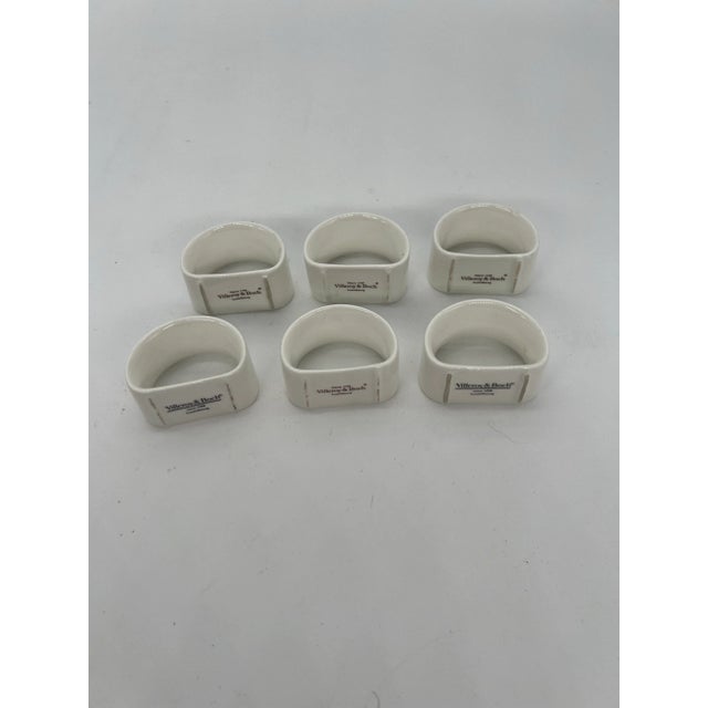 Villeroy & Boch Naïf Napkin Rings - Set of 6 For Sale - Image 9 of 10