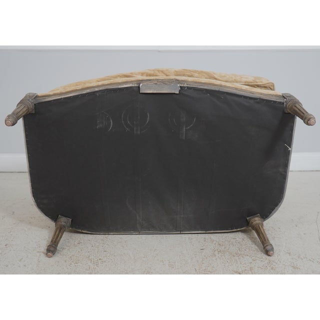 Harden French Louis XVI Loveseat & Ottoman For Sale - Image 16 of 18