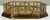 Metal Vintage Brass Faux Bamboo Rail Gallery Tray For Sale - Image 7 of 10