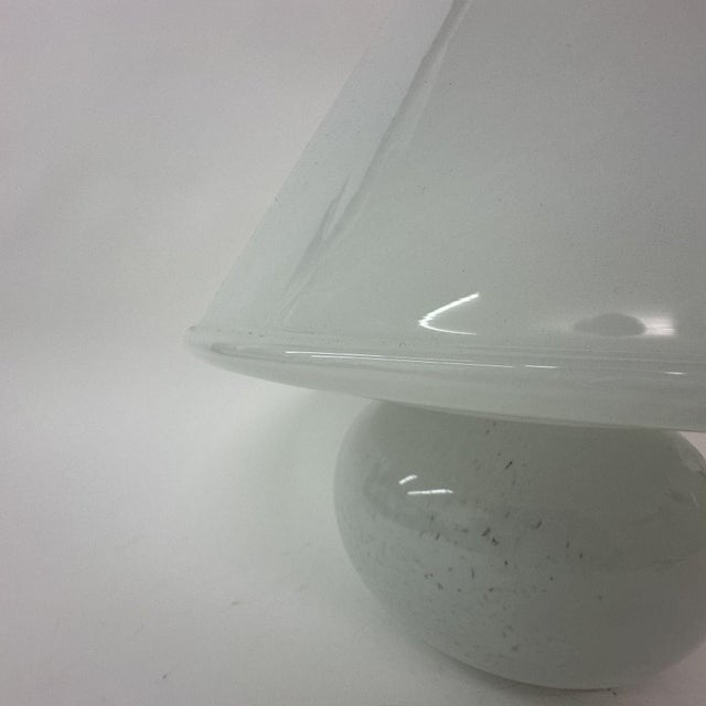 Mushroom Glass Table Lamp from Limburg Glashütte, 1970s For Sale - Image 10 of 16