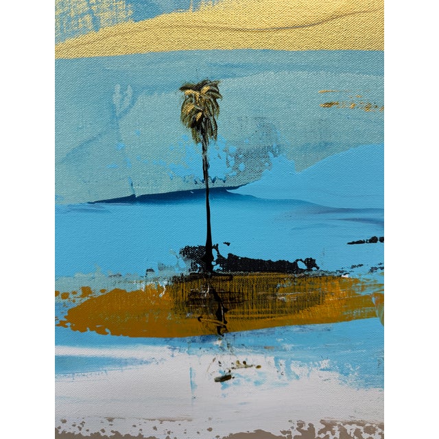 Sculpture Materials Steve Adam Abstract Palm Series #0509 Original Painting, Signed For Sale - Image 7 of 12