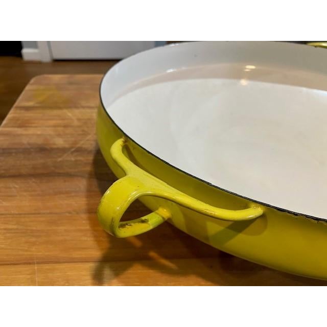Manufactured in Denmark in the late 1950s, collectors take note: this paelle pan was manufactured in the original Dansk...