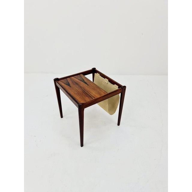 Mid-Century Danish Side Table with Magazine Rack, 1960s For Sale - Image 11 of 11