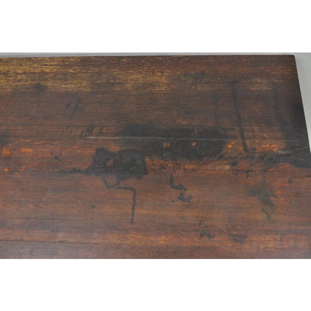 Antique Gustav Stickley Arts & Crafts Mission Oak Two Drawer Library Table Desk For Sale - Image 9 of 18