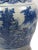 Large Chinese Blue & White Porcelain Ginger Jar With Foo Dog Lid For Sale - Image 10 of 13