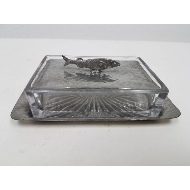 Antique English Pewter Sardine Dish - Circa 19th Century For Sale - Image 11 of 11