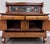 Brown Antique Stout Furniture Co Tiger Oak Server Sideboard Buffet With Mirror For Sale - Image 8 of 13