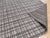 Contemporary 5x8 Gray Hand-Knotted Bamboo Silk Linear Grid Geometric Modern Carpet Rug For Sale - Image 3 of 5