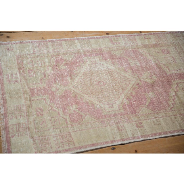 1960s Vintage Distressed Oushak Rug - 2'5" x 4'1" For Sale - Image 5 of 7