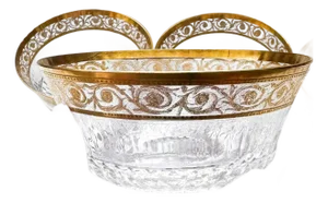 St. Louis ‘Thistle’ Gold Gilt Finger Bowl | Price is Per Bowl