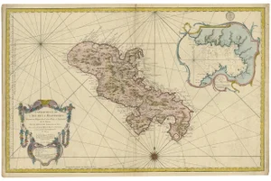 Antique Map of Martinique, 1758