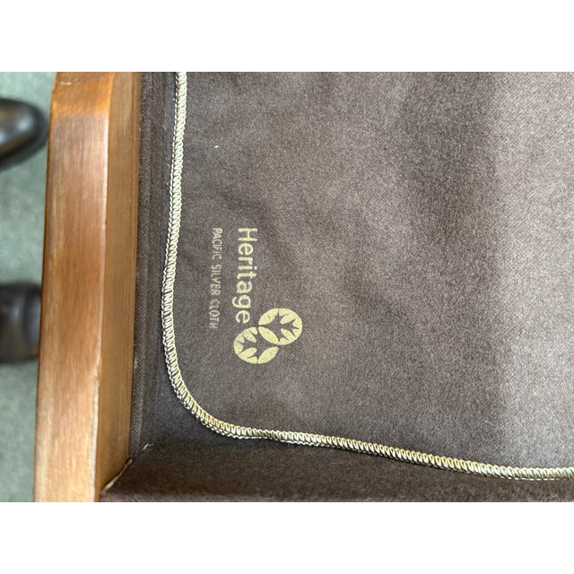 Vintage Dynasty Collection by Drexel Heritage Walnut Sideboard For Sale In San Francisco - Image 6 of 17