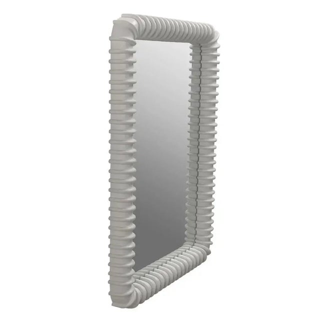 Noir NOIR Toshi MIrror, Solid White For Sale - Image 4 of 4